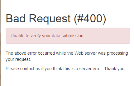 YII2表单POST提交Bad Request (#400)