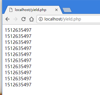 PHP5.5新增的利器：生成器